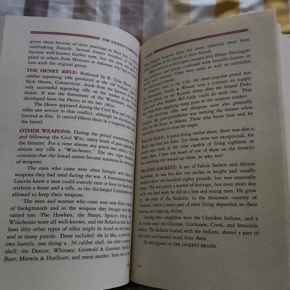 The Sackett Companion by Louis L'Amour Novel Book - Picture 3 of 4